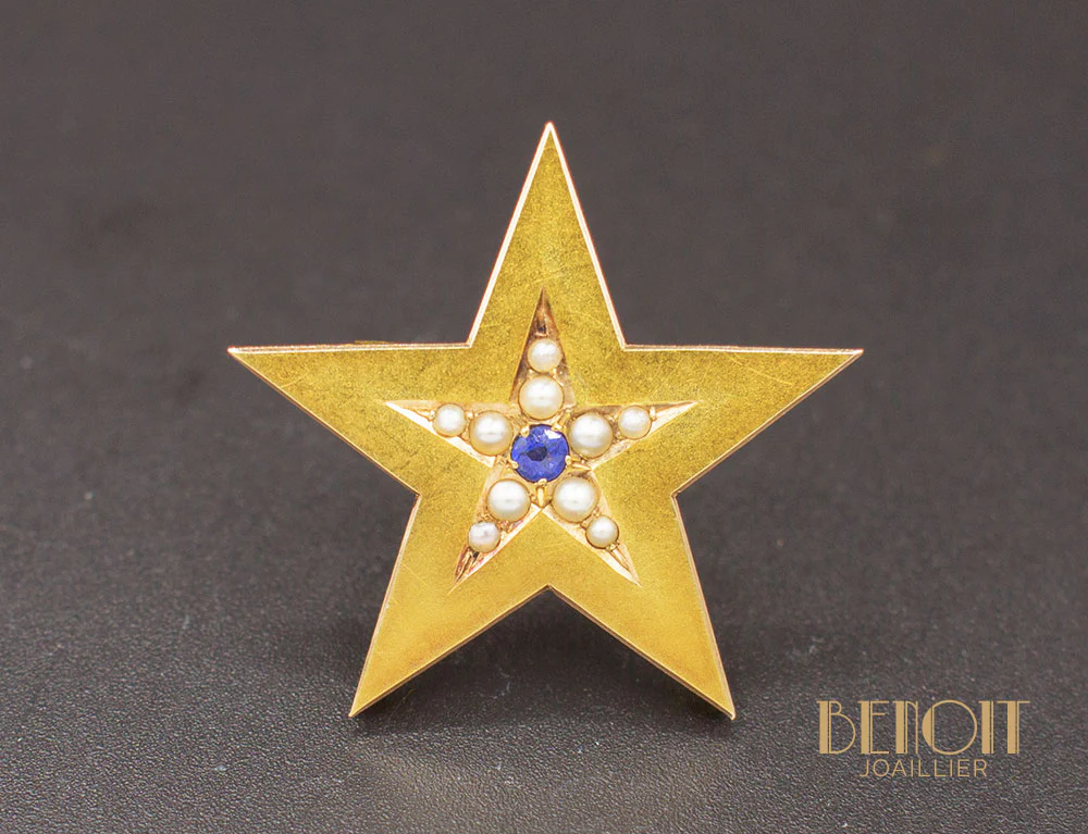 Broche Etoile Napoléon III