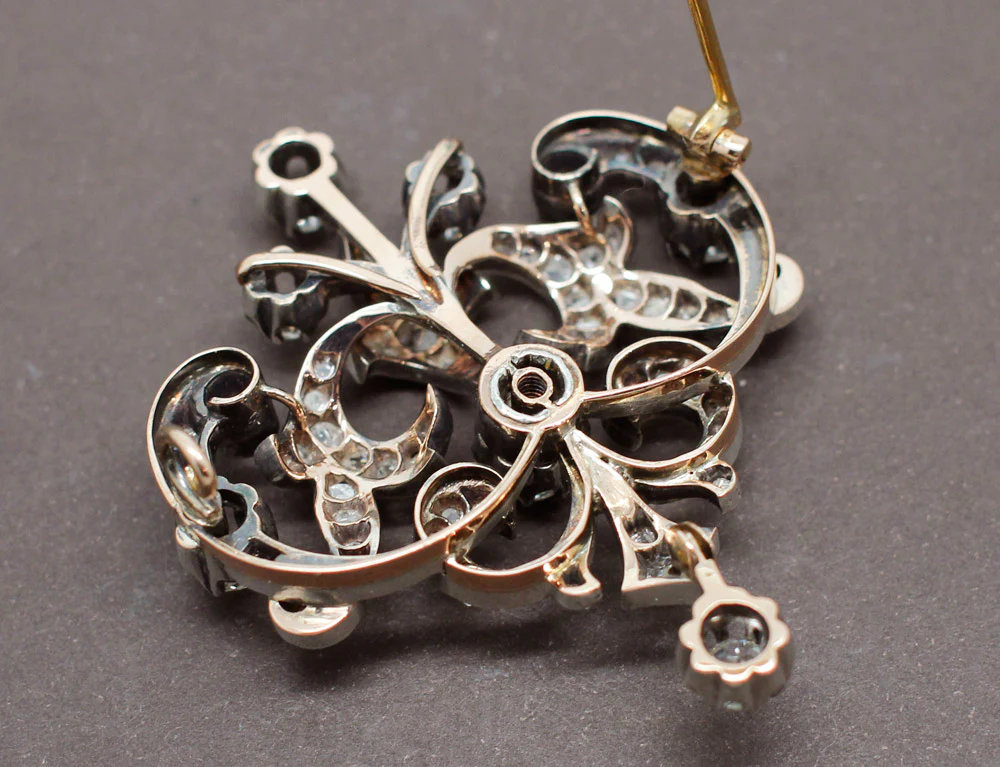Broche fin XIXe Diamants - Image 3