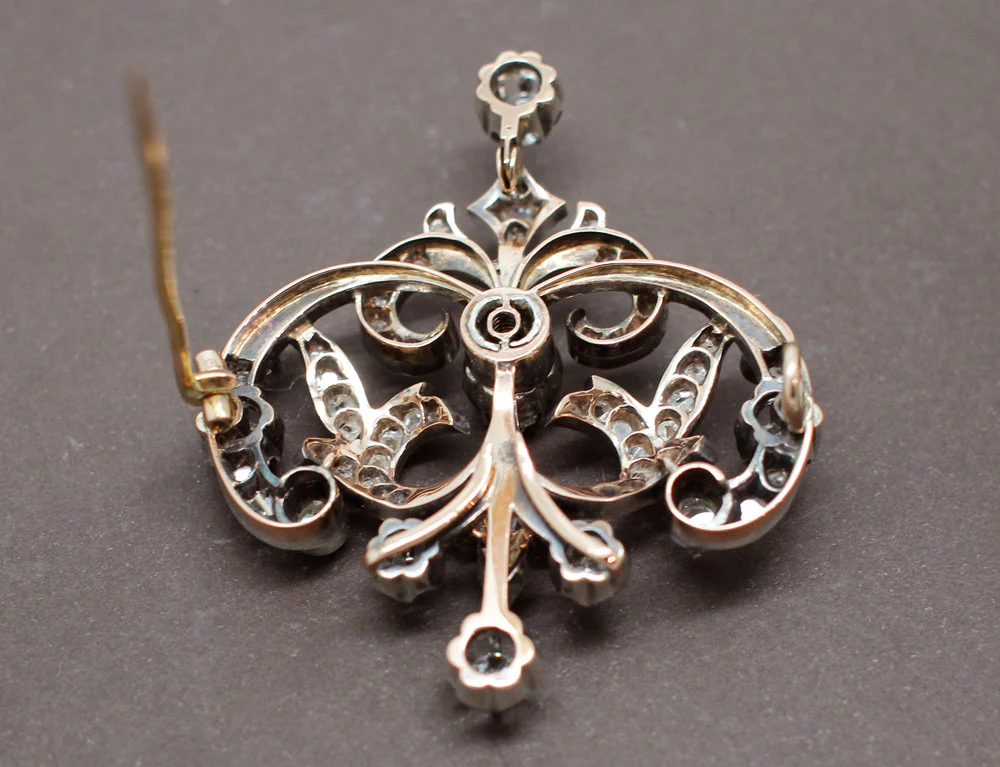 Broche fin XIXe Diamants - Image 4