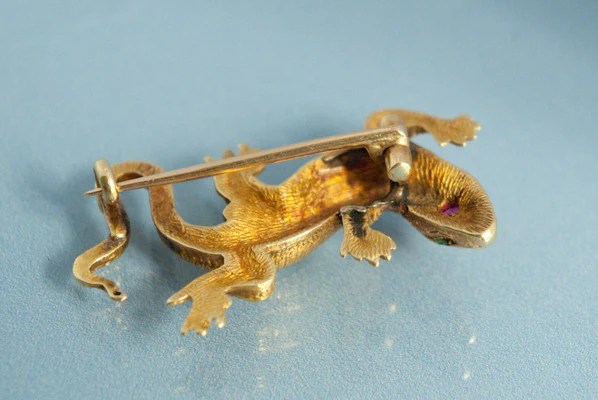Broche Lezard en Or 18 k - Image 2