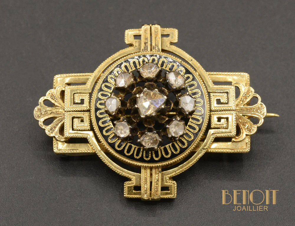 Broche Napoléon III Or Jaune