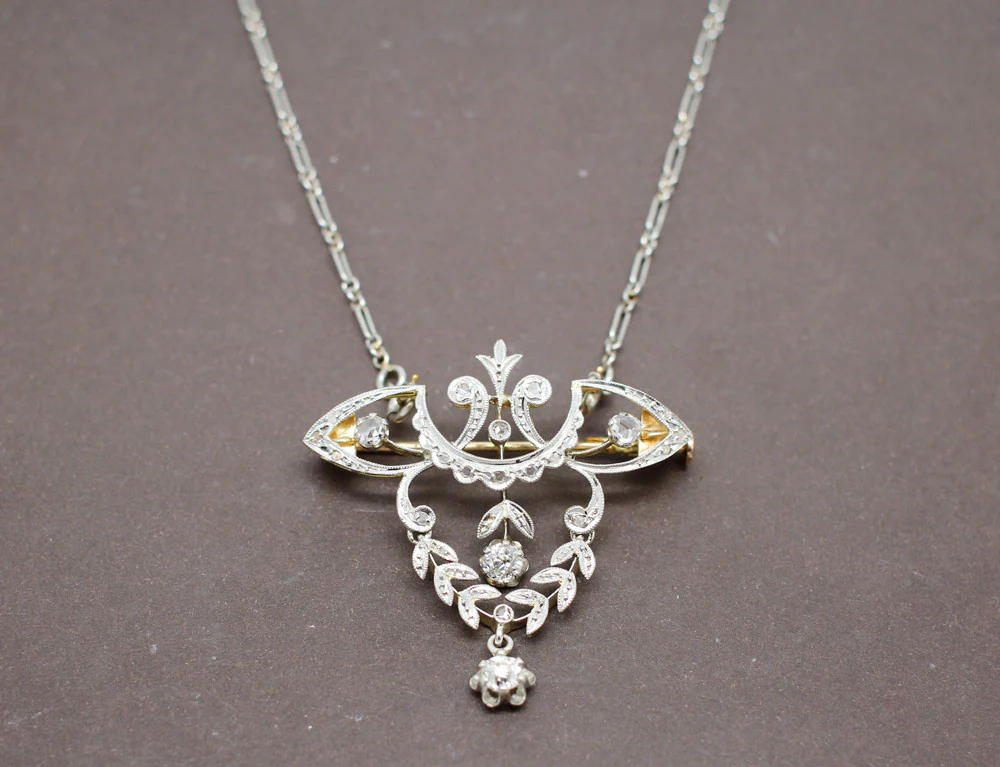 Broche / Pendentif 1900 Diamants - Image 2