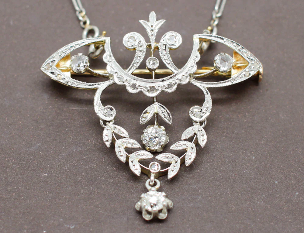 Broche / Pendentif 1900 Diamants - Image 3