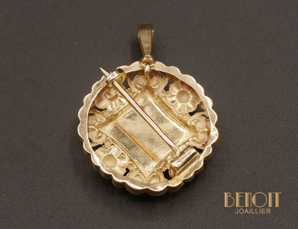 Broche Pendentif Floral - Image 2