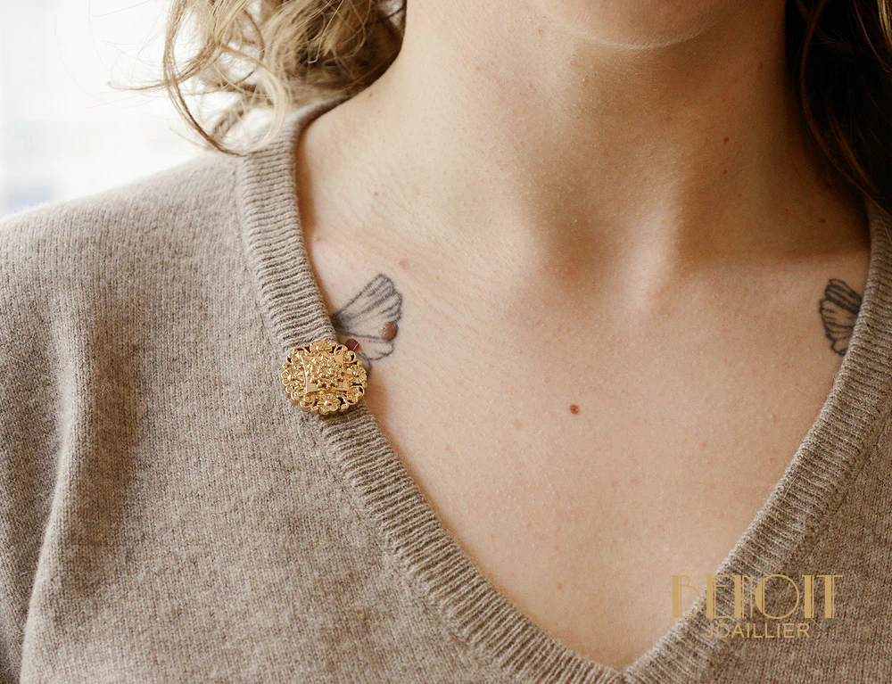 Broche Pendentif Floral - Image 5