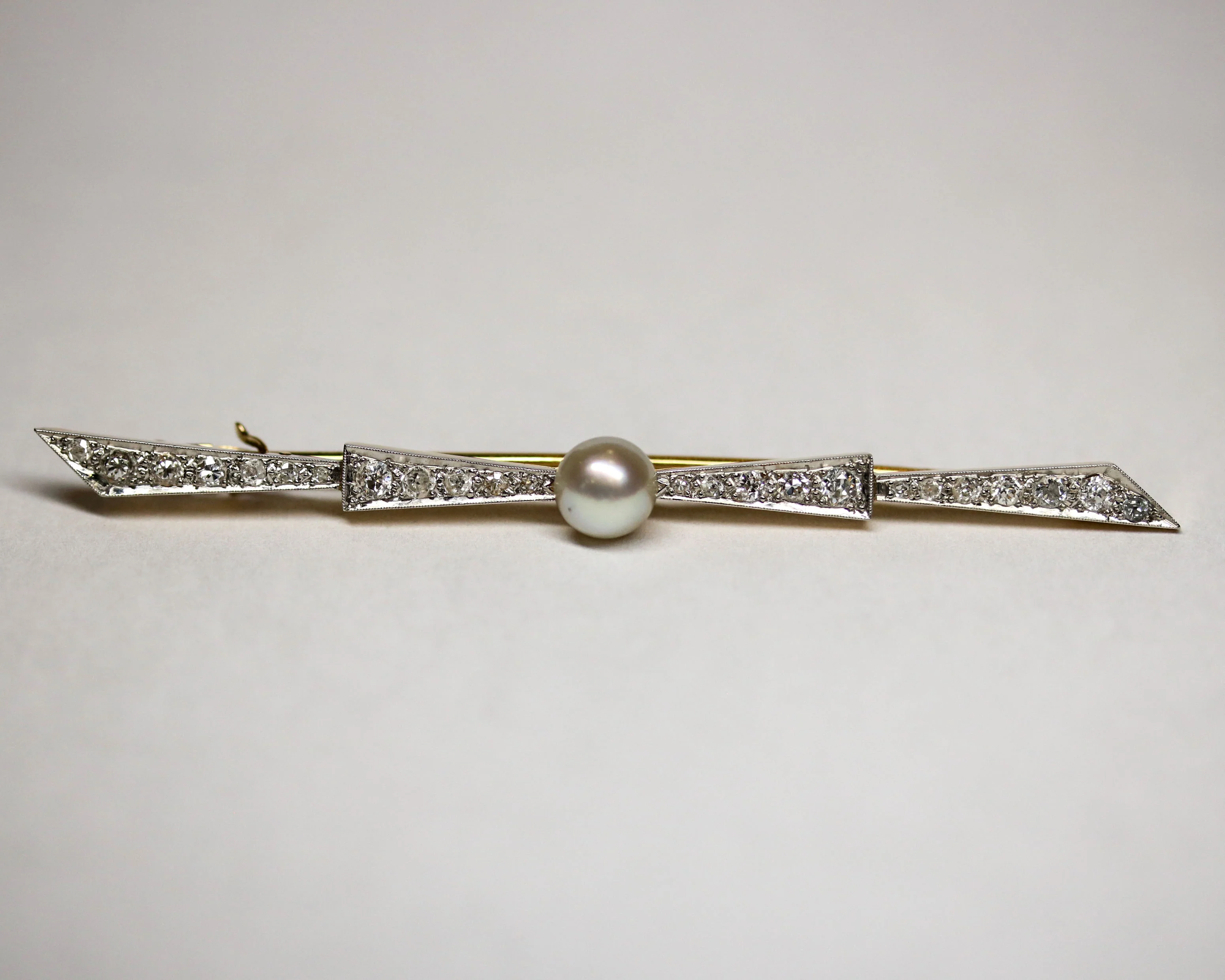 Broche Perle et Diamants - Image 7