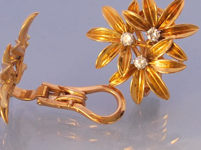 Broche signé "BIRKS" diamants - Image 3