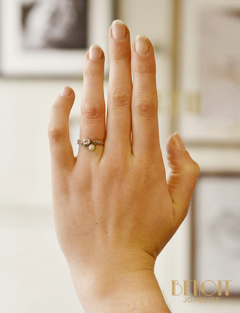Toi et Moi Perle et Diamant - Image 5