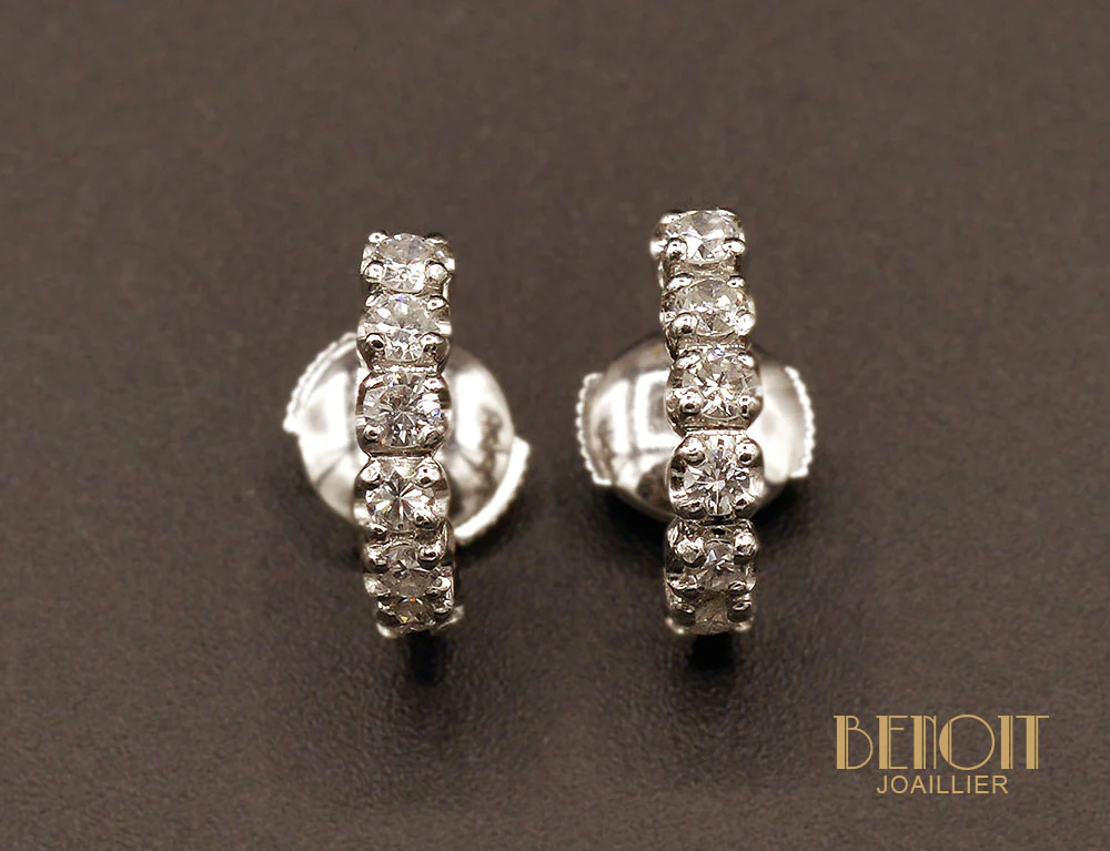 Demi-créoles Diamants