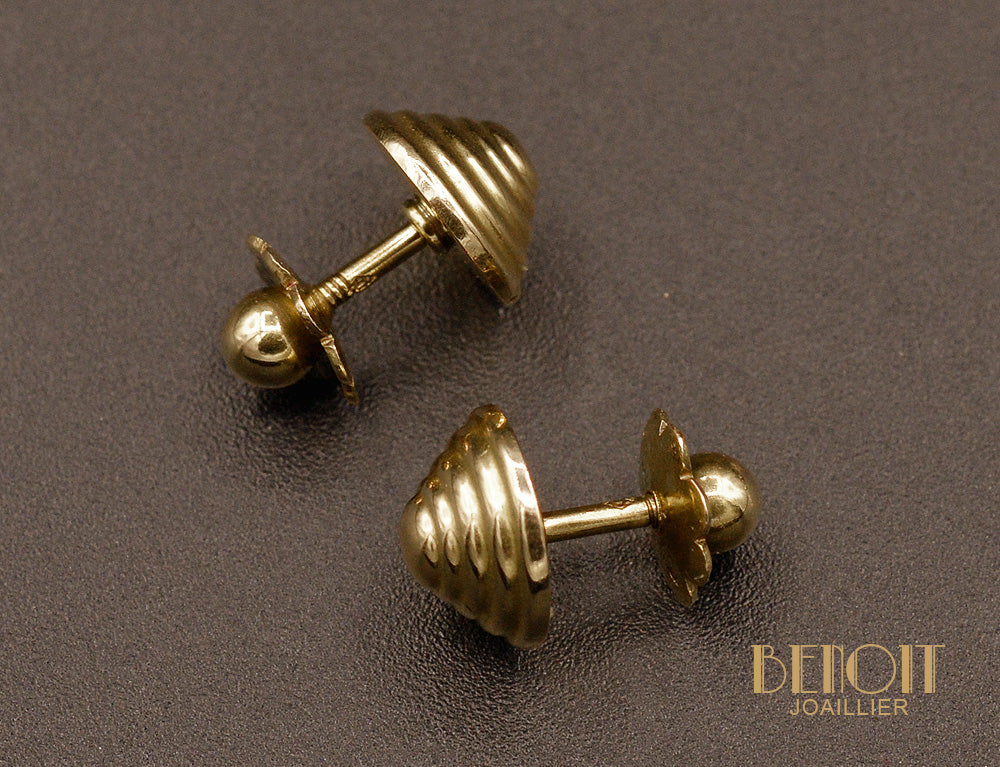Boucles d'oreille Art Déco Modernistes - Image 2
