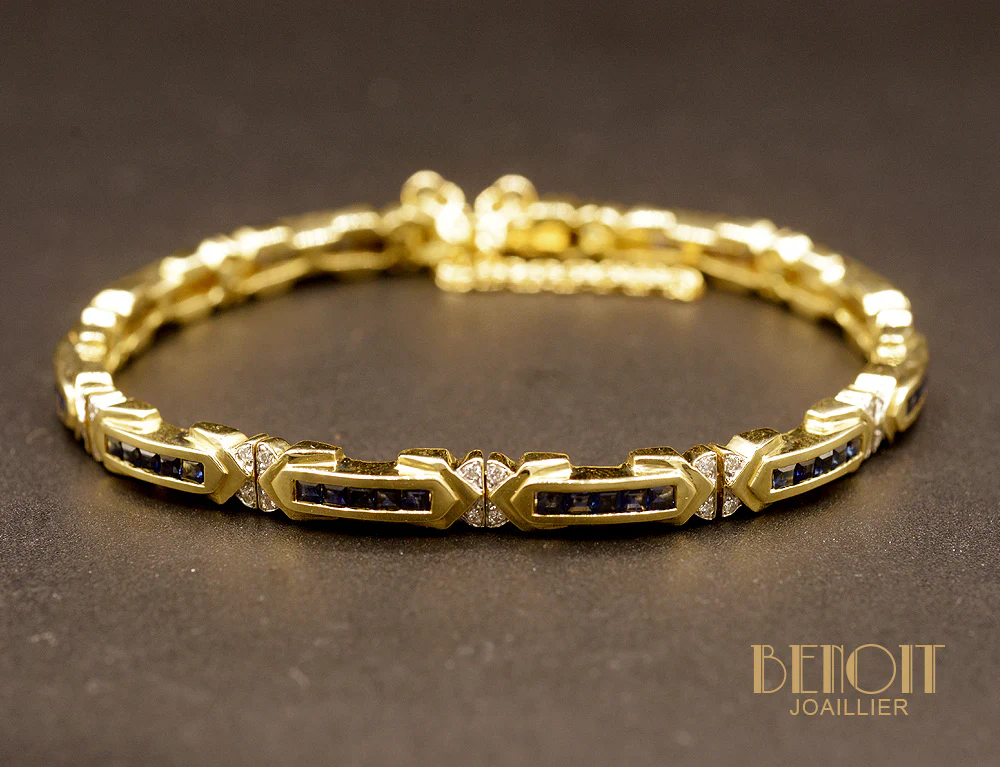Bracelet Saphirs Calibrés - Image 2
