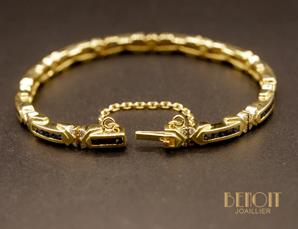 Bracelet Saphirs Calibrés - Image 3