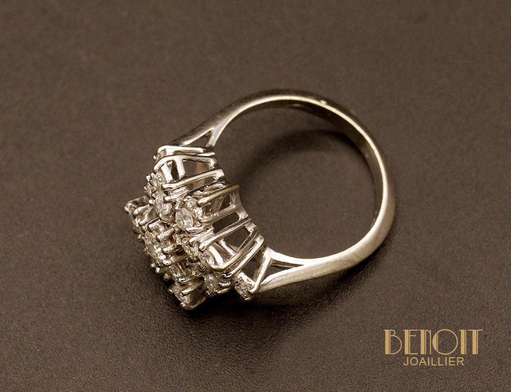 Bague Flocon Diamants - Image 4