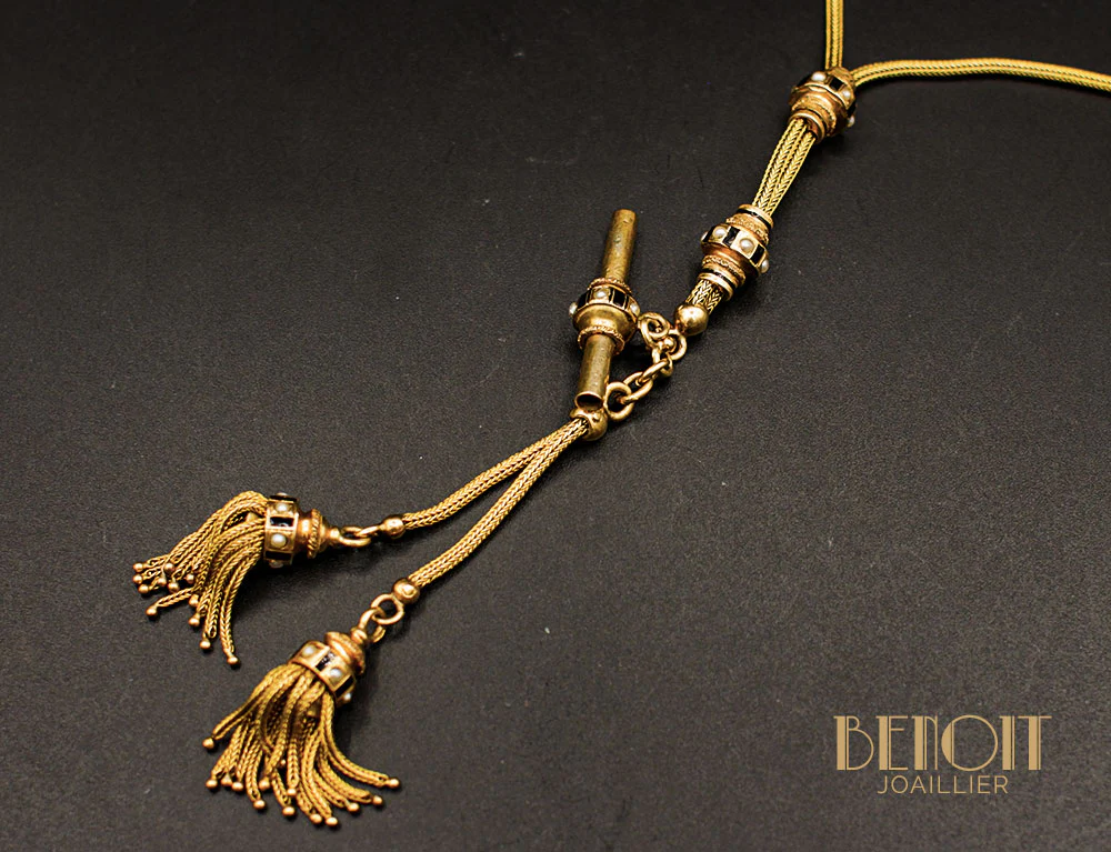 Chatelaine Napoléon III Or Jaune - Image 2