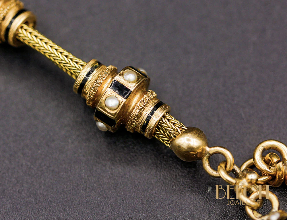 Chatelaine Napoléon III Or Jaune - Image 3
