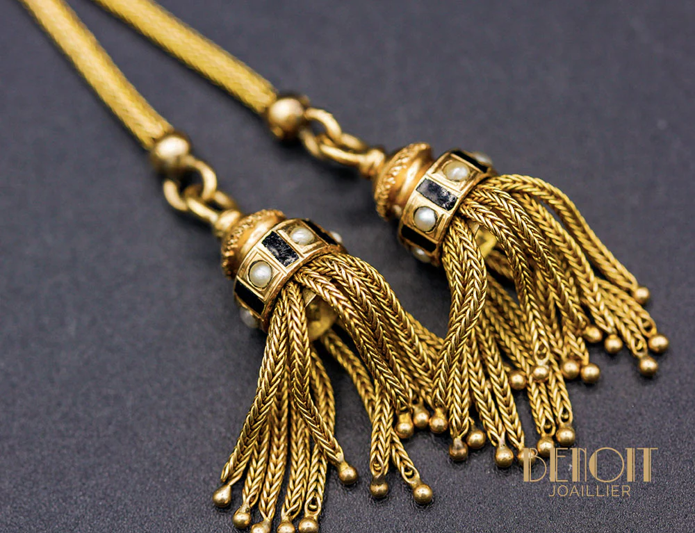 Chatelaine Napoléon III Or Jaune - Image 4
