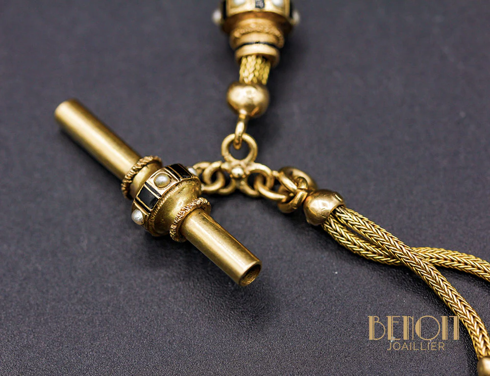 Chatelaine Napoléon III Or Jaune - Image 5
