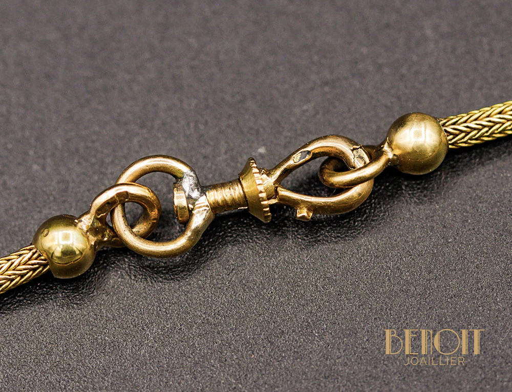 Chatelaine Napoléon III Or Jaune - Image 6
