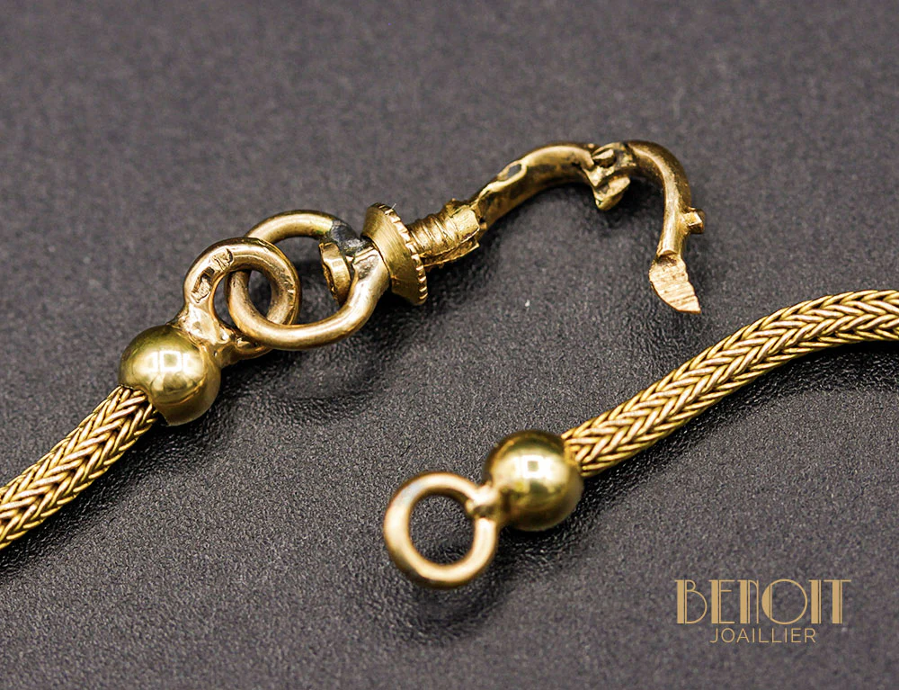 Chatelaine Napoléon III Or Jaune - Image 7