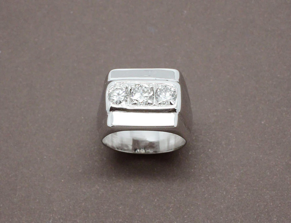 Chevalière Or et Diamants - Image 2