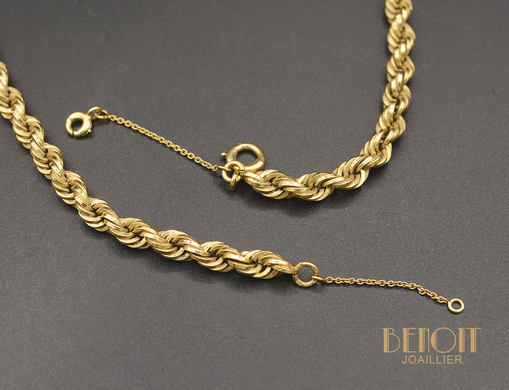 Collier 1950 en Chute Or Jaune - Image 3