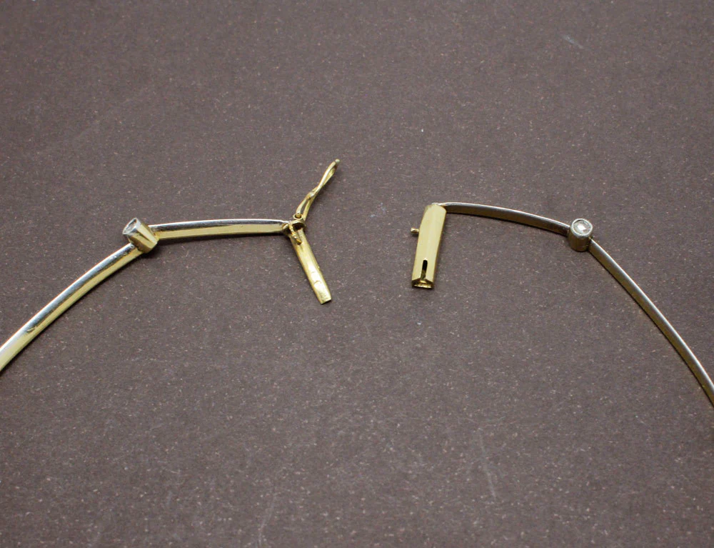 Collier Ancien Opale Poire - Image 8