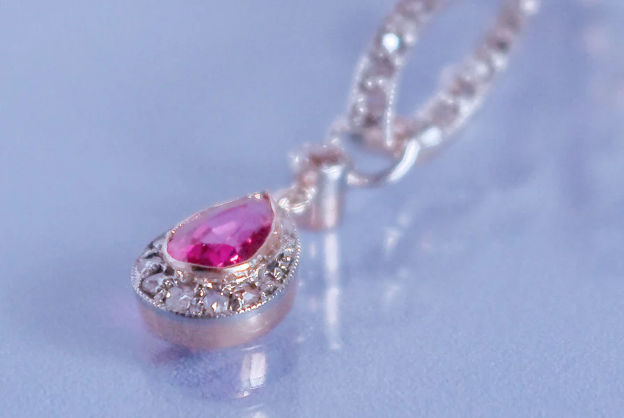 Collier Art déco Rubis et Diamants - Image 2