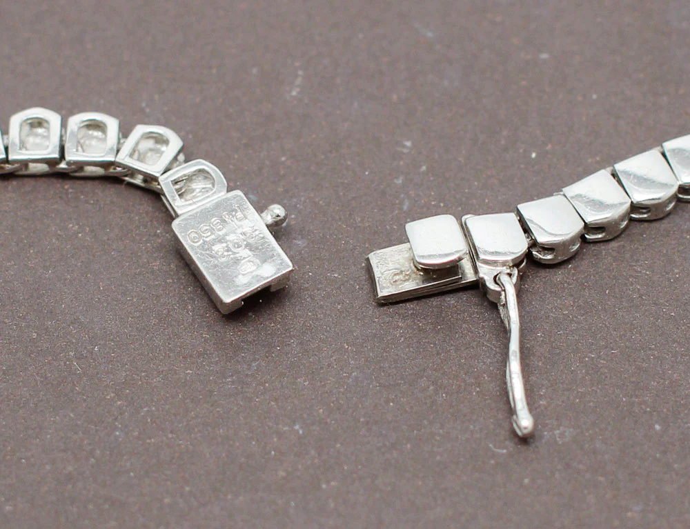 Collier Articulé Platine Diamants - Image 5