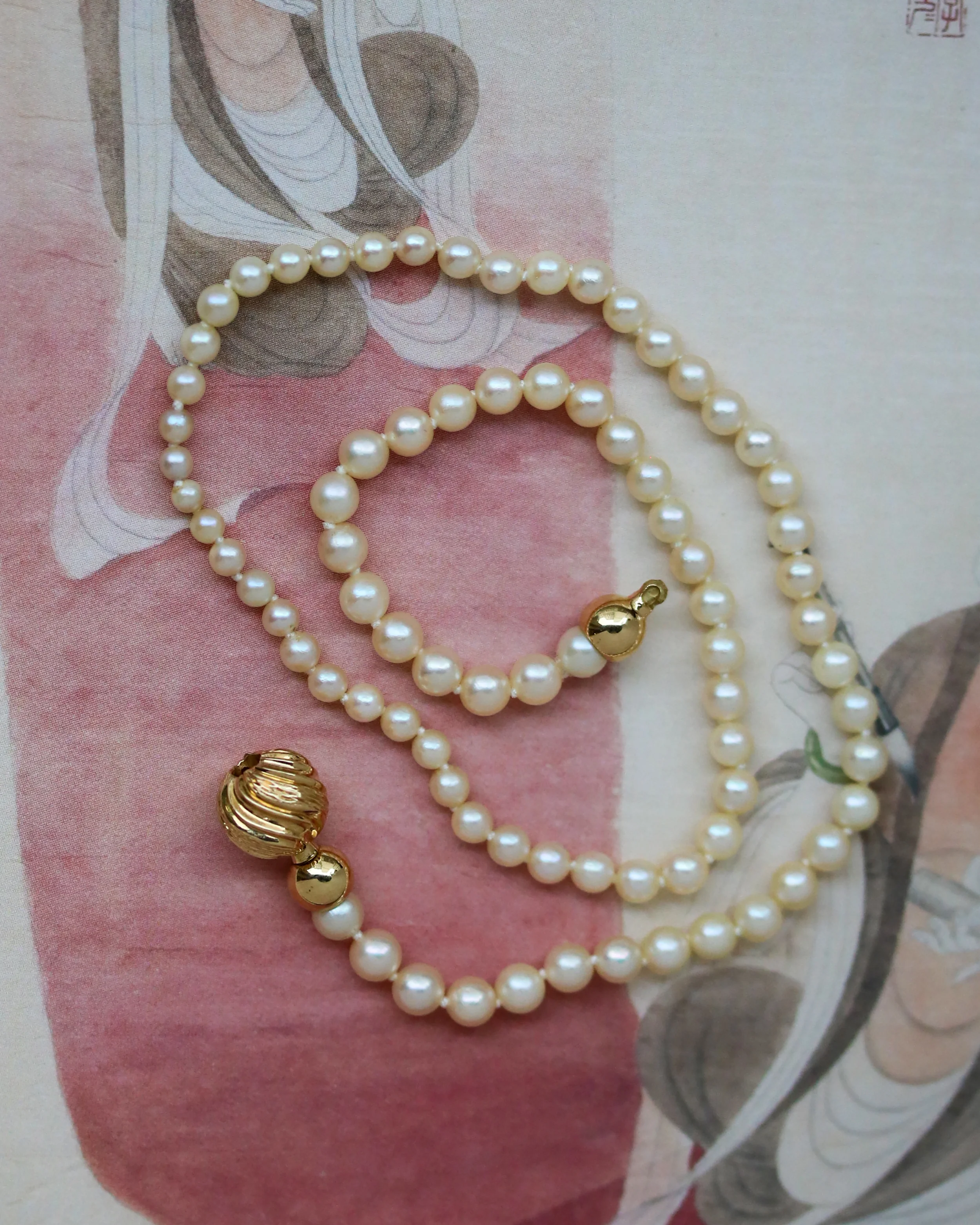 Collier de Perles de Culture Fermoir Boule - Image 5