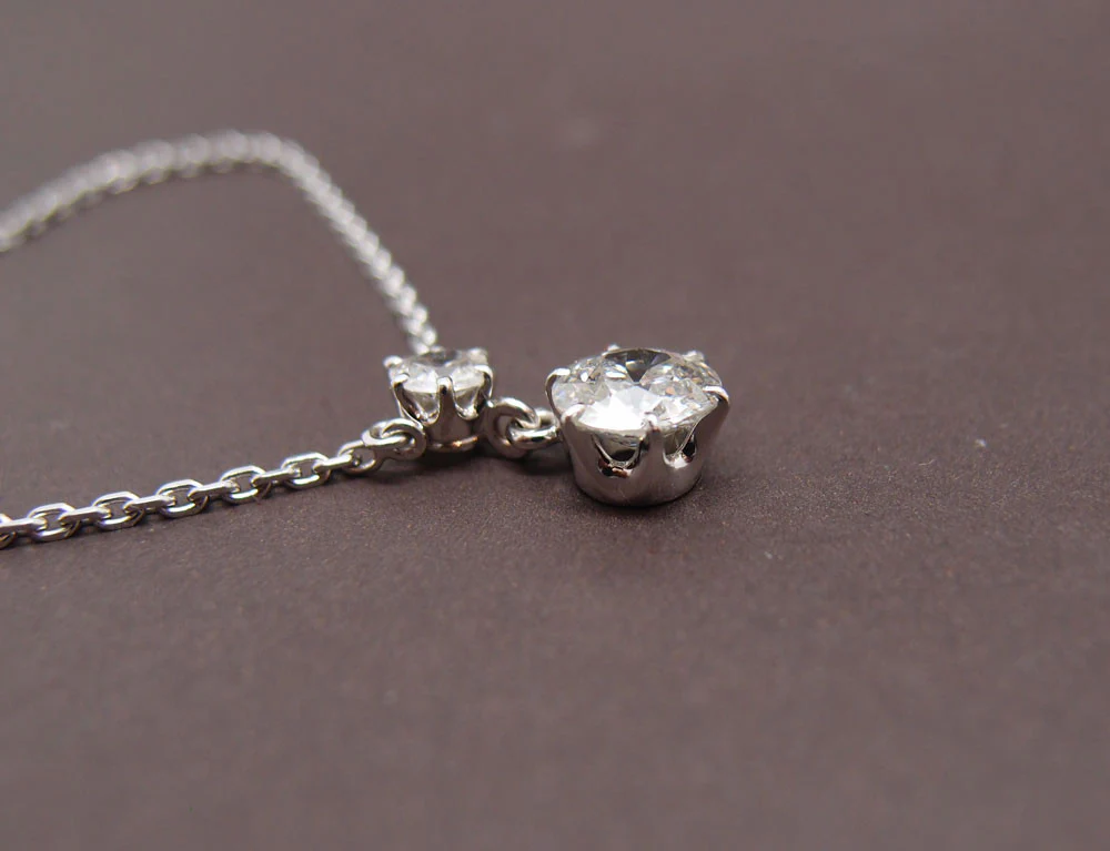 Collier Diamants et Or Blanc - Image 5