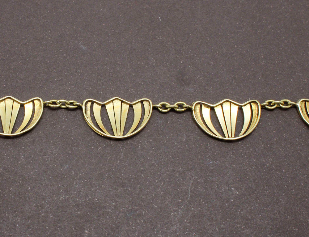 Collier Draperie Or Jaune - Image 4