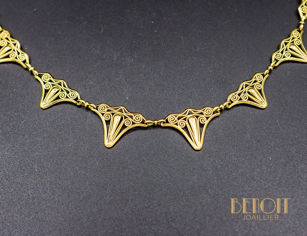 Collier Draperie XIXe - Image 2