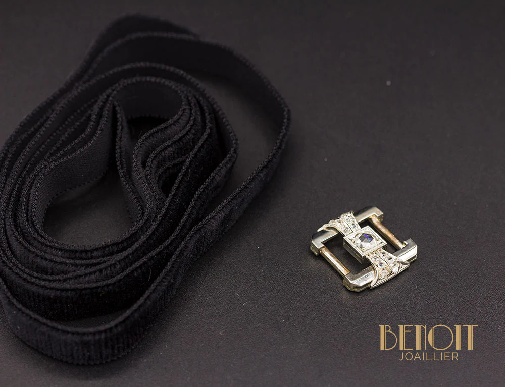Collier "Les Recyclés" Art Déco - Image 4