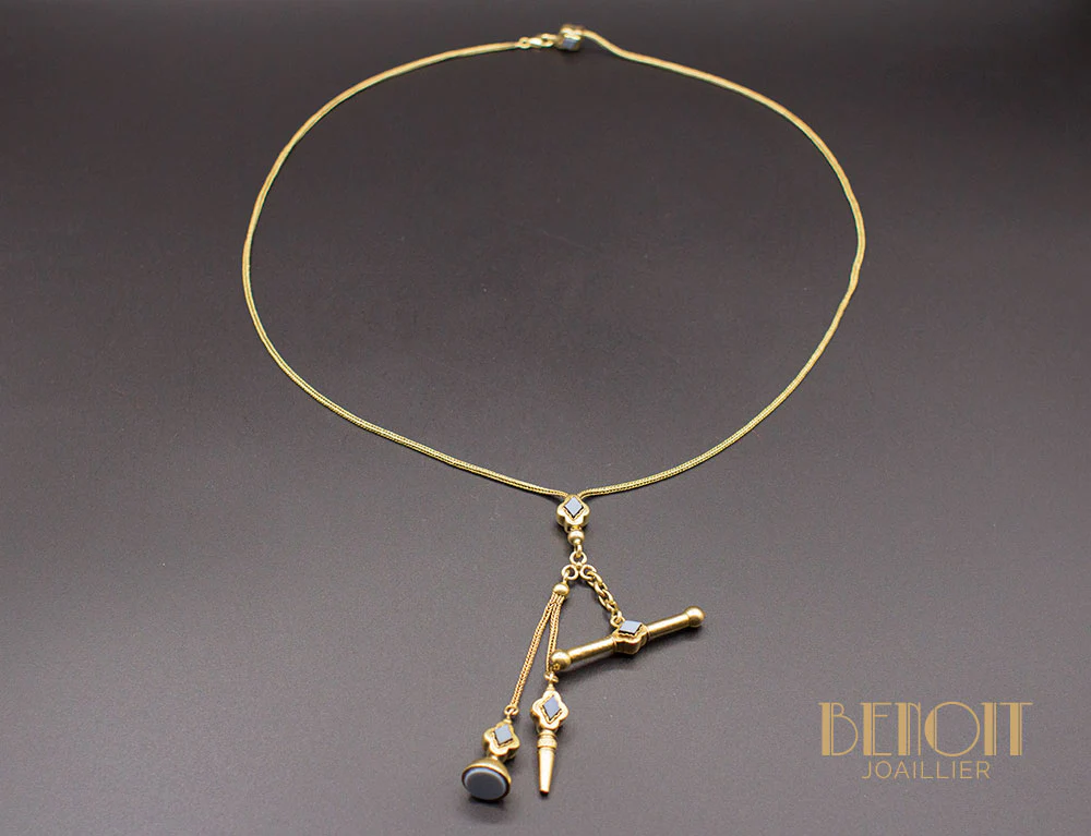 Collier "Les Recyclés" Châtelaine XIXe - Image 2