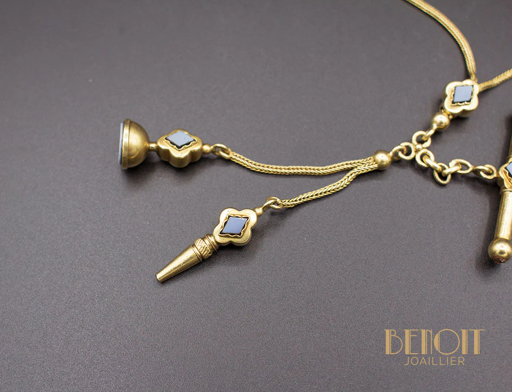 Collier "Les Recyclés" Châtelaine XIXe - Image 3