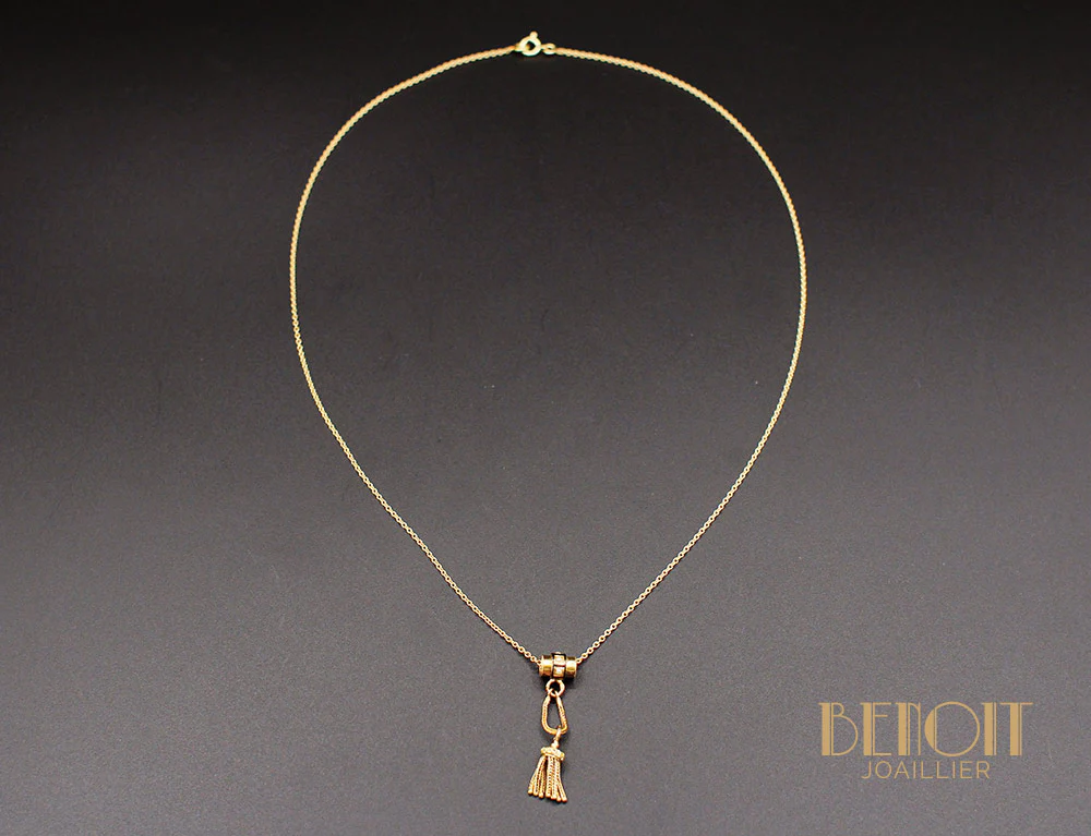 Collier "Les Recyclés" Pompon - Image 2