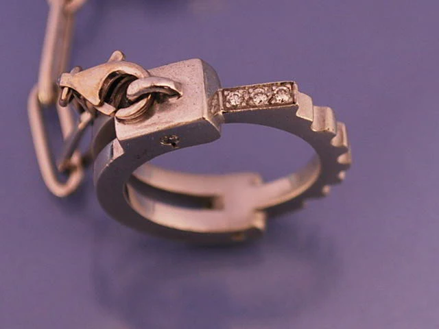 Collier menottes diamants - Image 3