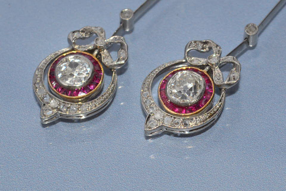 Collier négligé art déco en diamants - Image 2