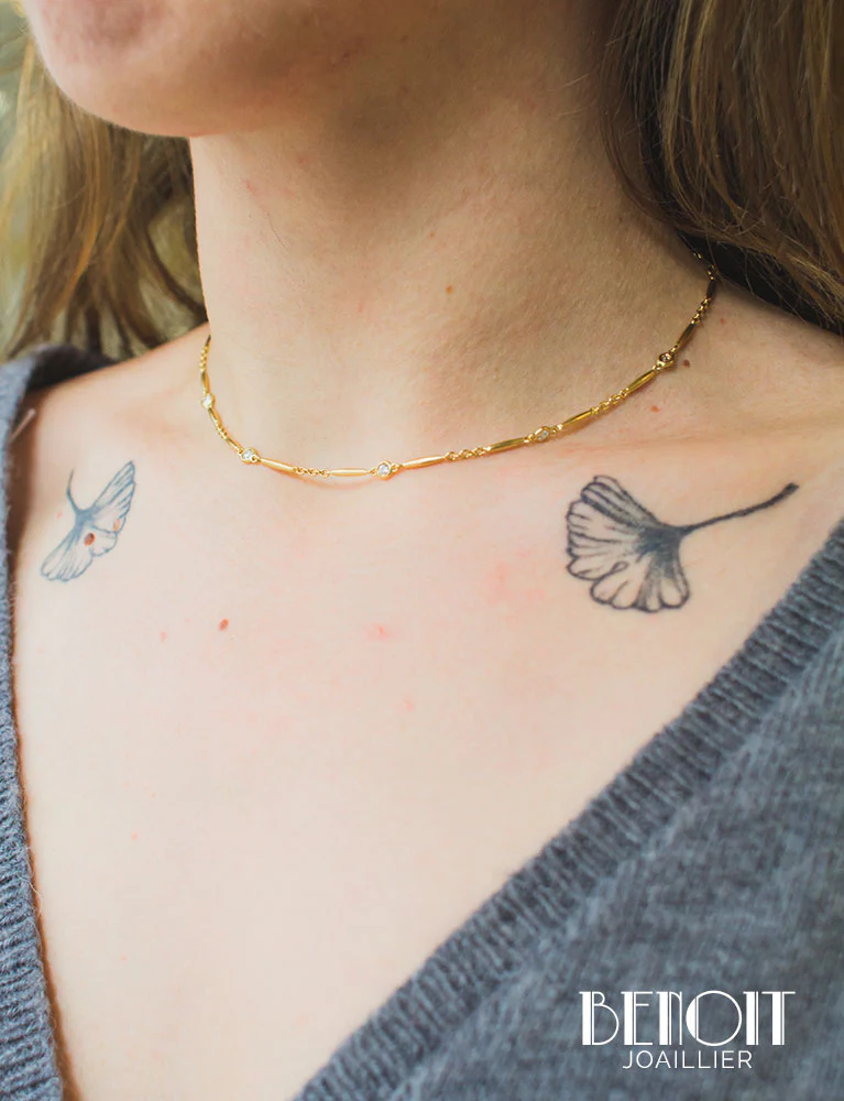 Collier Or Jaune Diamants Cartier - Image 5