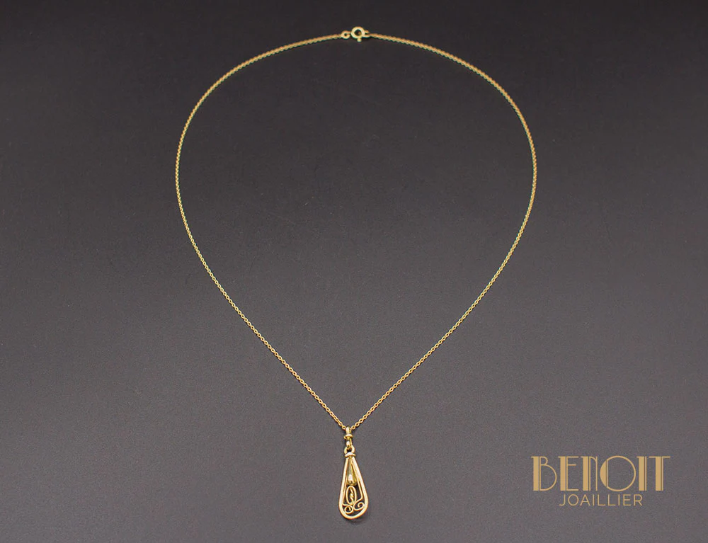 Collier Or Jaune "Les Recyclés" - Image 3
