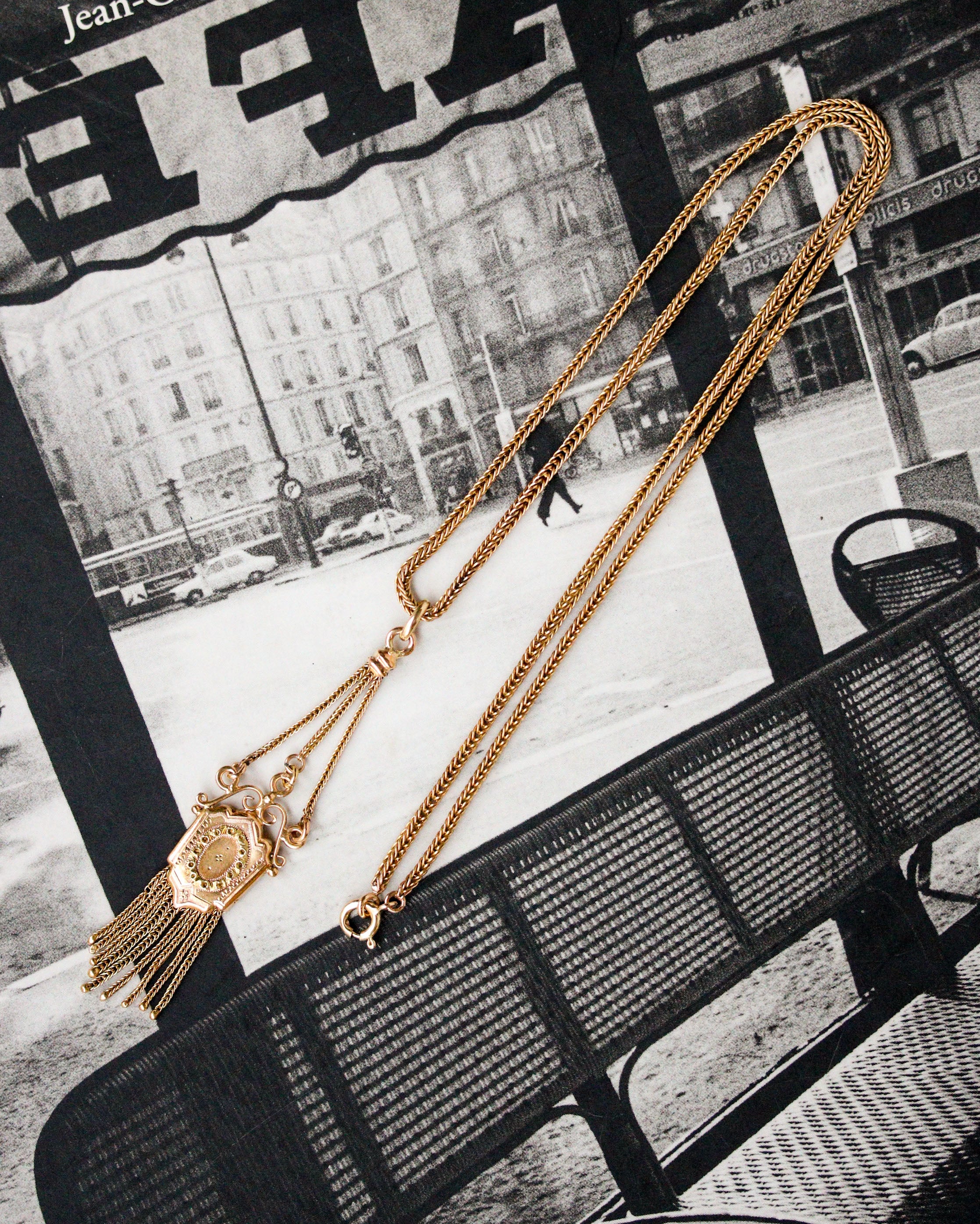 Collier Pendentif Napoléon III Or Rose