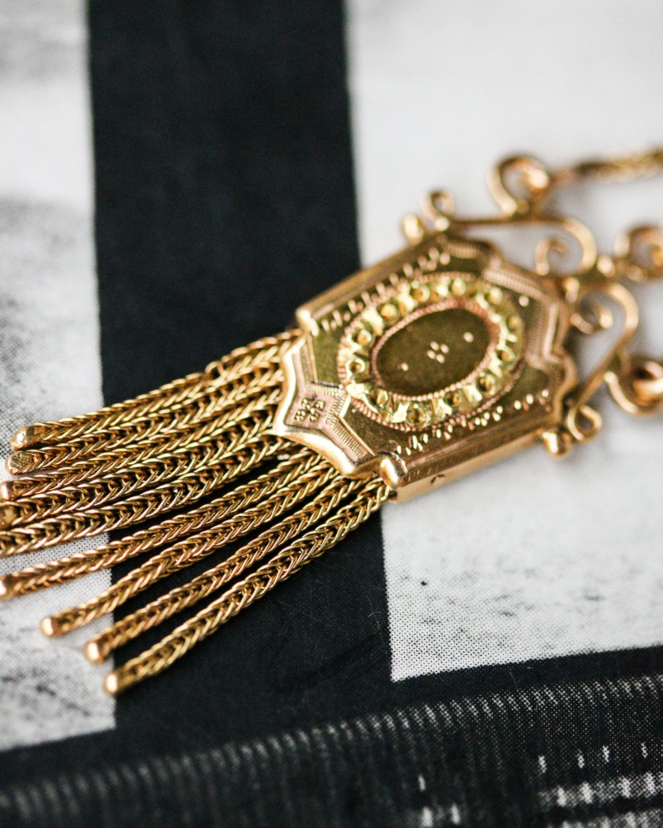 Collier Pendentif Napoléon III Or Rose - Image 2