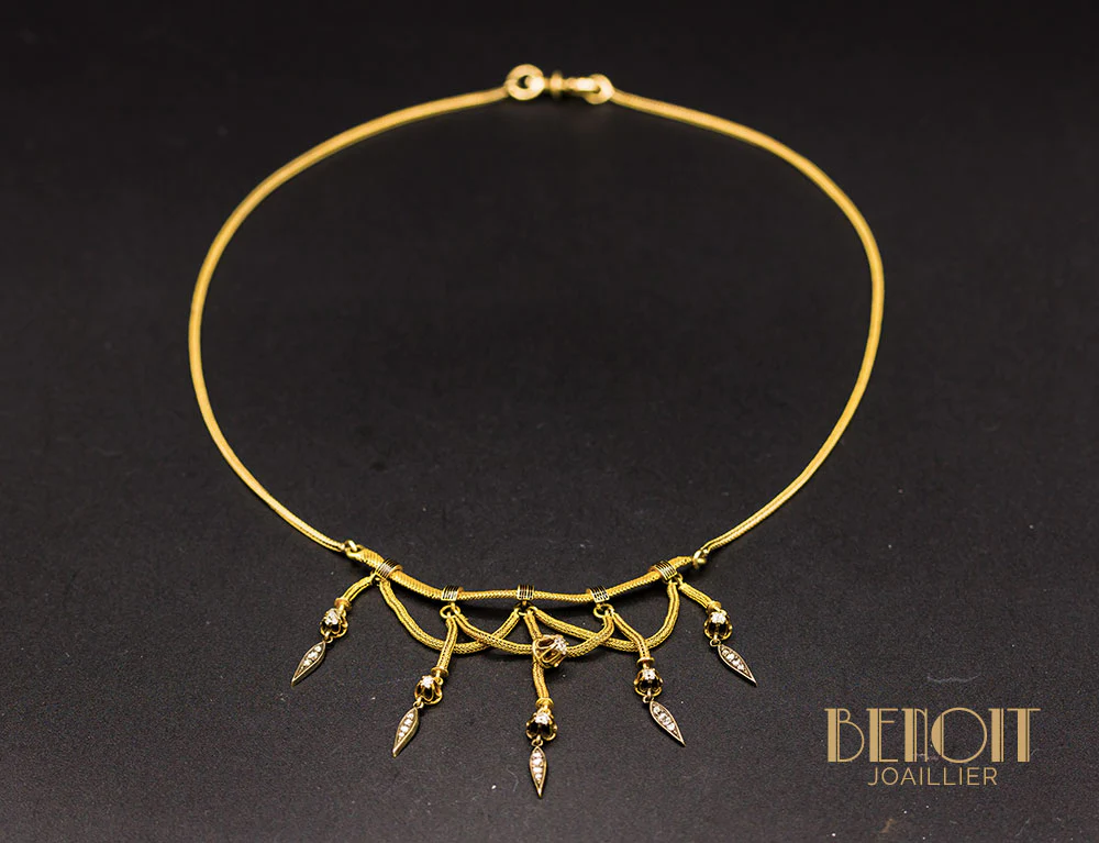 Collier XIXe Napoléon III - Image 2