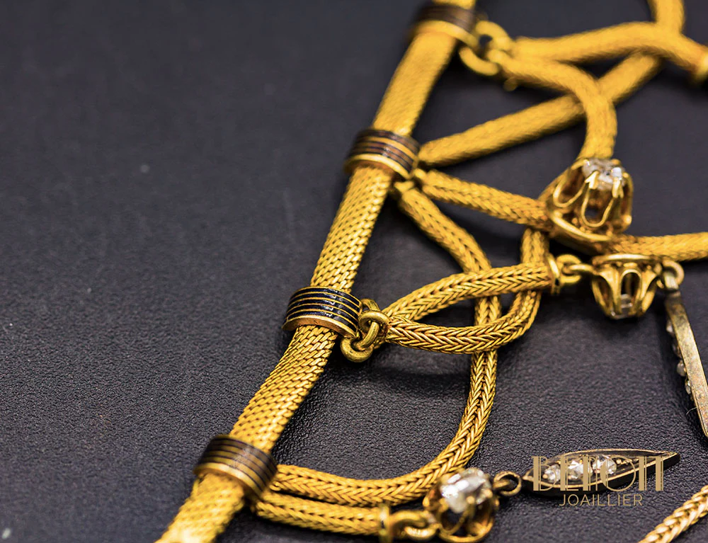 Collier XIXe Napoléon III - Image 3