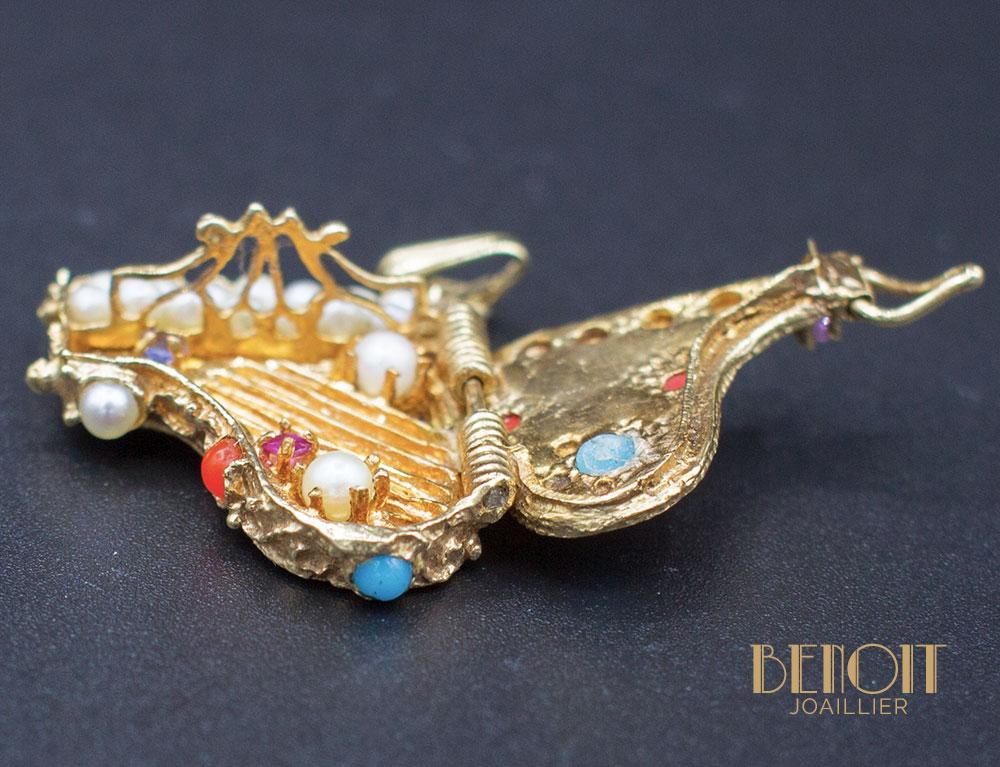 Pendentif Piano Or Jaune - Image 3
