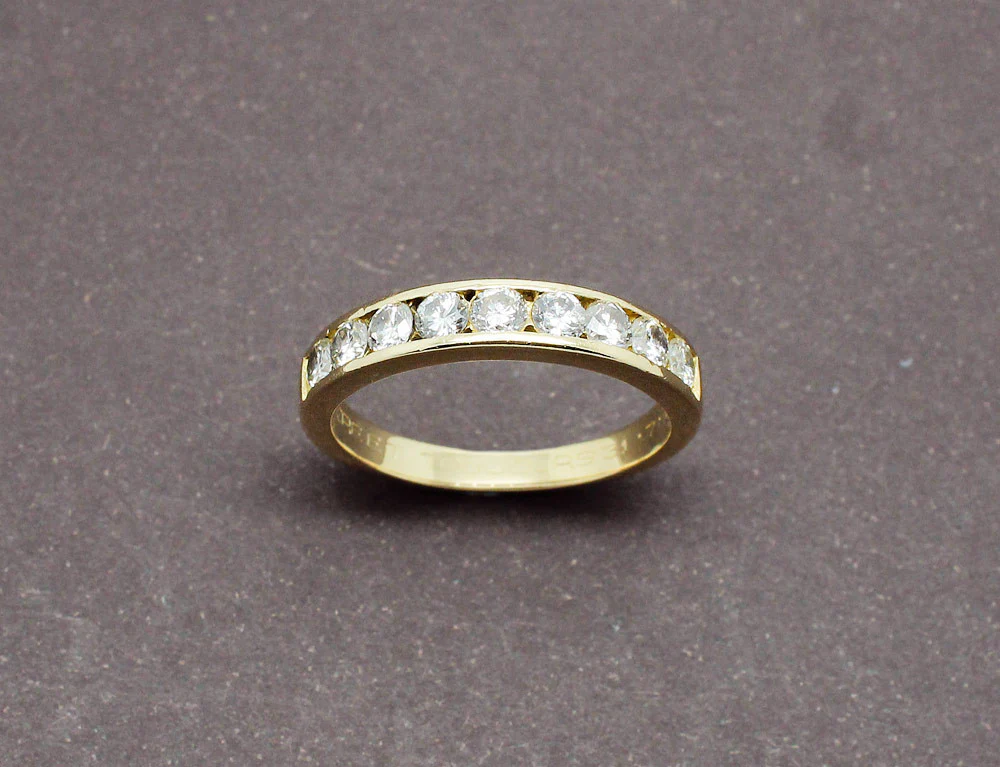Demi Alliance Empierrée Diamants - Image 2