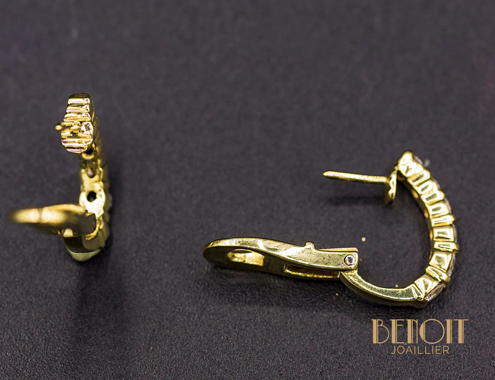 Demi Créoles Diamants - Image 3