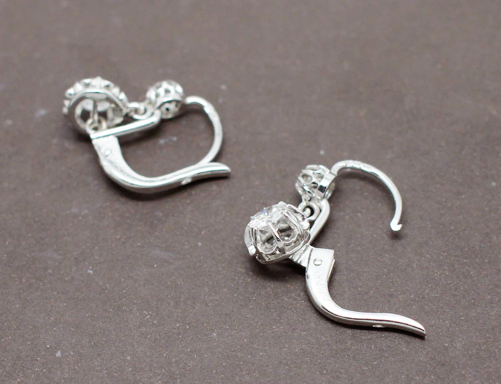 Dormeuses Anciennes Diamants - Image 3