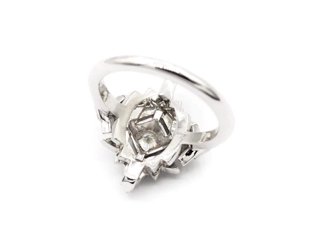 Bague Création Benoit Joaillier "Bague Flocon" Diamant - Image 4