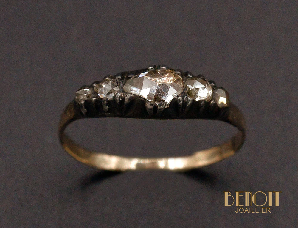 Jarretière XIXe Siècle Diamant Taille Rose - Image 2